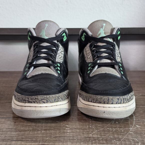 Jordan 3 Retro (CT8532-031) Men’s Athletic Shoes Sneakers Size 10 Green Glow main image 5